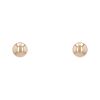 Orecchini a bottone Tiffany & Co Hard Wear Ball in oro rosa - 00pp thumbnail