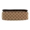 Gucci   shoulder bag  in beige "Suprême GG" canvas  and brown leather - Detail D1 thumbnail