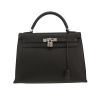 Hermès  Kelly 32 cm handbag  in black epsom leather - 360 thumbnail