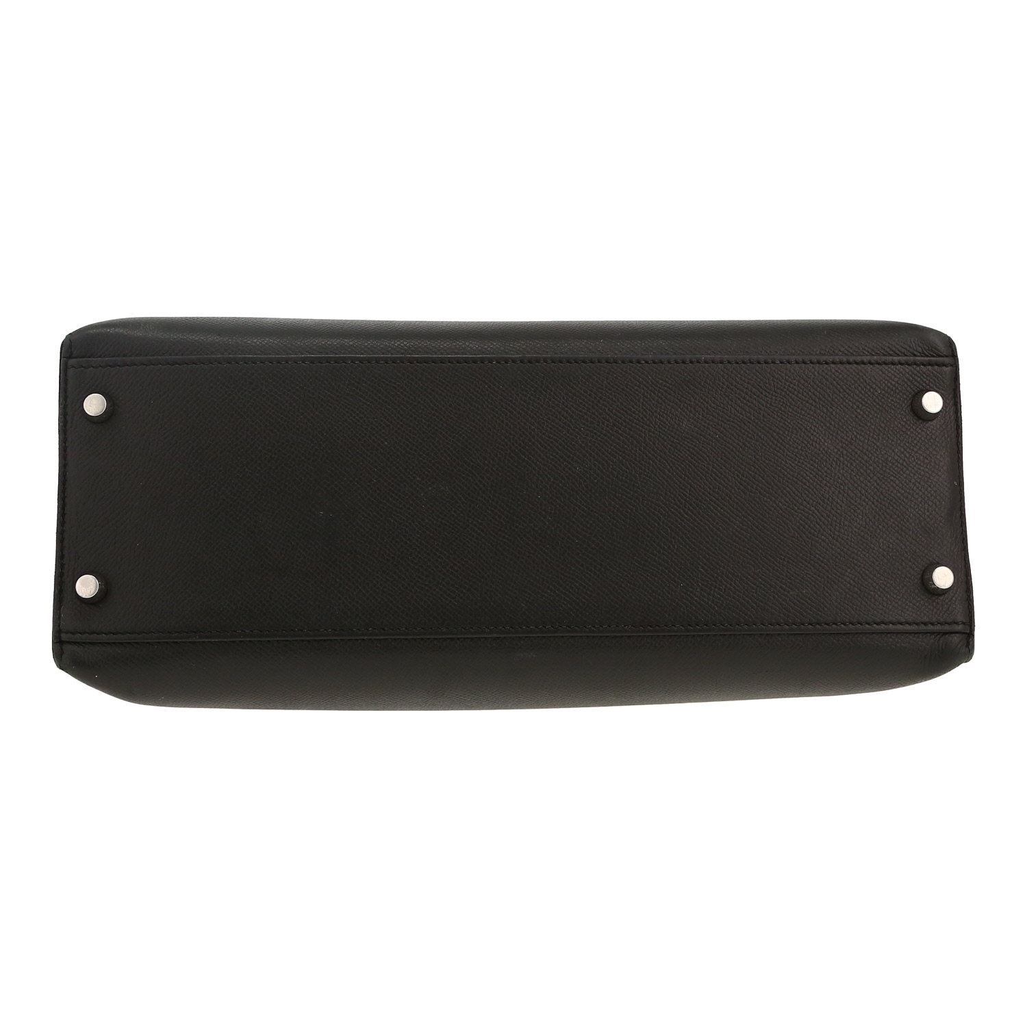 Hermès  Kelly 32 cm handbag  in black epsom leather - Detail D1