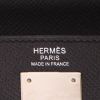 Bolso de mano Hermès  Kelly 32 cm en cuero epsom negro - Detail D2 thumbnail