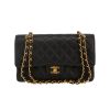 Chanel  Timeless Classic handbag  in black quilted grained leather - 360 thumbnail