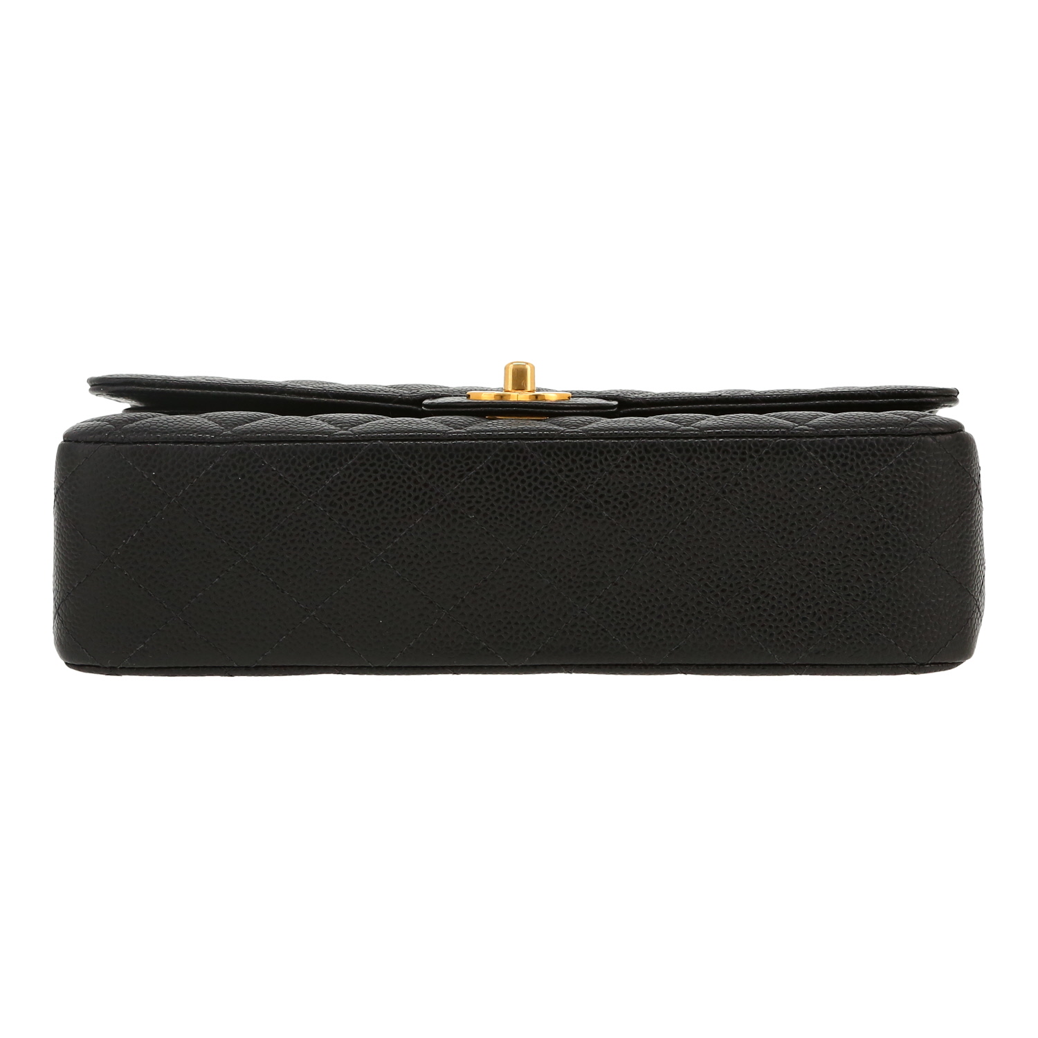 Borsa Chanel  Timeless Classic in pelle martellata e trapuntata nera - Detail D1