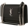 Saint Laurent  Sunset medium model  shoulder bag  in black leather - 00pp thumbnail