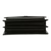 Saint Laurent  Sunset medium model  shoulder bag  in black leather - Detail D1 thumbnail