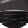 Saint Laurent  Sunset medium model  shoulder bag  in black leather - Detail D3 thumbnail