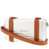 Bauletto Rimowa   mini  in alluminio e pelle marrone - 00pp thumbnail