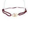 Bracciale Dinh Van Double coeurs R9 in oro rosa - 360 thumbnail