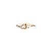 Anello flessibile Dinh Van Double Coeurs R7 in oro rosa - 360 thumbnail