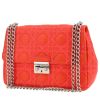 Dior  Miss Dior Promenade handbag  in orange leather cannage - 00pp thumbnail