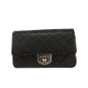 Chanel   handbag  in black quilted leather - 360 thumbnail