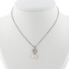 Cartier Himalia pendant in white gold, diamonds and cultured pearl - 360 thumbnail