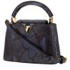 Borsa a tracolla Louis Vuitton  Capucines BB in pitone blu - 00pp thumbnail