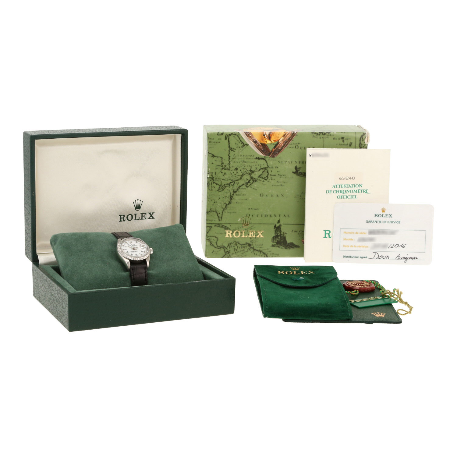 Montre Rolex Lady Oyster Perpetual Date en acier Vers 1995 - Detail D2