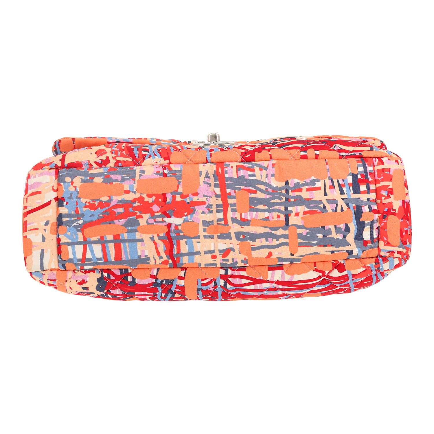 Bolso de mano Chanel   en lona naranja - Detail D1