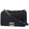 Borsa Chanel  Boy in pelle blu marino - 00pp thumbnail