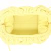 Bottega Veneta  Pouch mini  handbag/clutch  in yellow braided leather - Detail D3 thumbnail