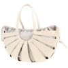 Bolso Cabás Bottega Veneta  The Shell en cuero blanco - 00pp thumbnail