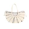 Bottega Veneta  The Shell shopping bag  in white leather - 360 thumbnail