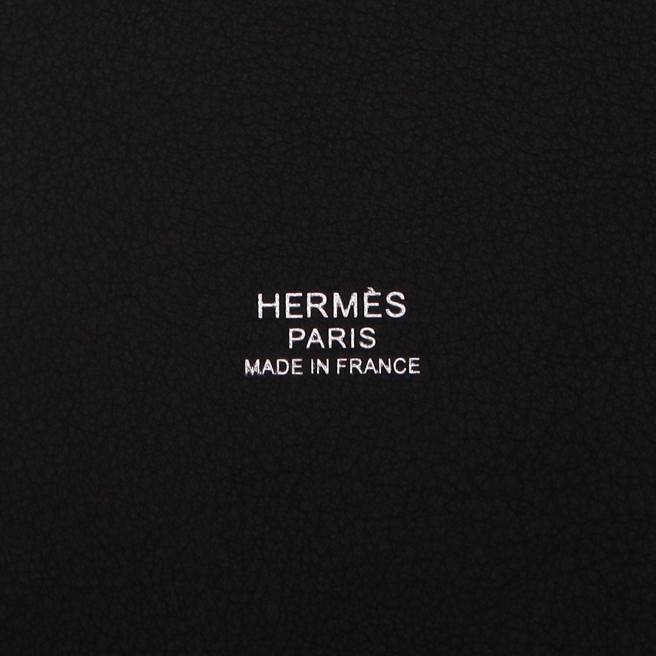 Hermès  Picotin Lock handbag  in black Swift leather  and indigo blue felt - Detail D2