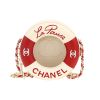 Chanel   shoulder bag  in white and red leather - 360 thumbnail