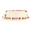 Chanel   shoulder bag  in white and red leather - Detail D1 thumbnail