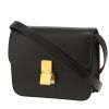 Bolso bandolera Celine  Classic Box Teen en cuero box negro - 00pp thumbnail