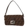 Borsa Fendi  Baguette in tela siglata marrone e pelle marrone - 00pp thumbnail