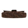 Fendi  Baguette handbag  in brown logo canvas  and brown leather - Detail D1 thumbnail