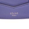 Borsa a tracolla Celine  Trotteur modello piccolo  in pelle martellata blu - Detail D2 thumbnail