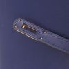 Hermès  Kelly 20 cm shoulder bag  in Sapphire Blue box leather - Detail D3 thumbnail