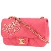 Bolso de mano Chanel  Mini Timeless en cuero rosa - 00pp thumbnail