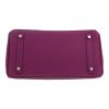 Hermès  Birkin 30 cm handbag  in purple Anemone togo leather - Detail D1 thumbnail