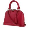 Bolso de mano Louis Vuitton  Alma BB en cuero Epi rojo y cuero rojo - 00pp thumbnail