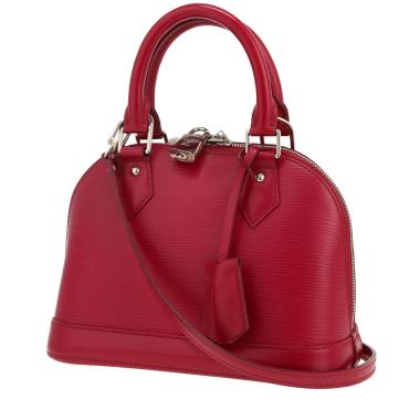 Sac à main Louis Vuitton  Alma BB en cuir épi rouge et cuir rouge
