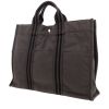 Sac cabas Hermès  Toto Bag - Shop Bag en toile grise - 00pp thumbnail