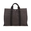 Sac cabas Hermès  Toto Bag - Shop Bag en toile grise - 360 thumbnail