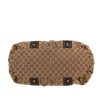 Gucci   handbag  in beige "sûpreme GG" canvas  and brown leather - Detail D1 thumbnail