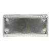 Dior  Lady Dior medium model  handbag  in silver leather - Detail D1 thumbnail