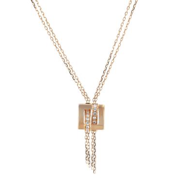 Collar Boucheron  de oro rosa y diamantes