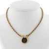 Bulgari Monete necklace in yellow gold and bronze - 360 thumbnail