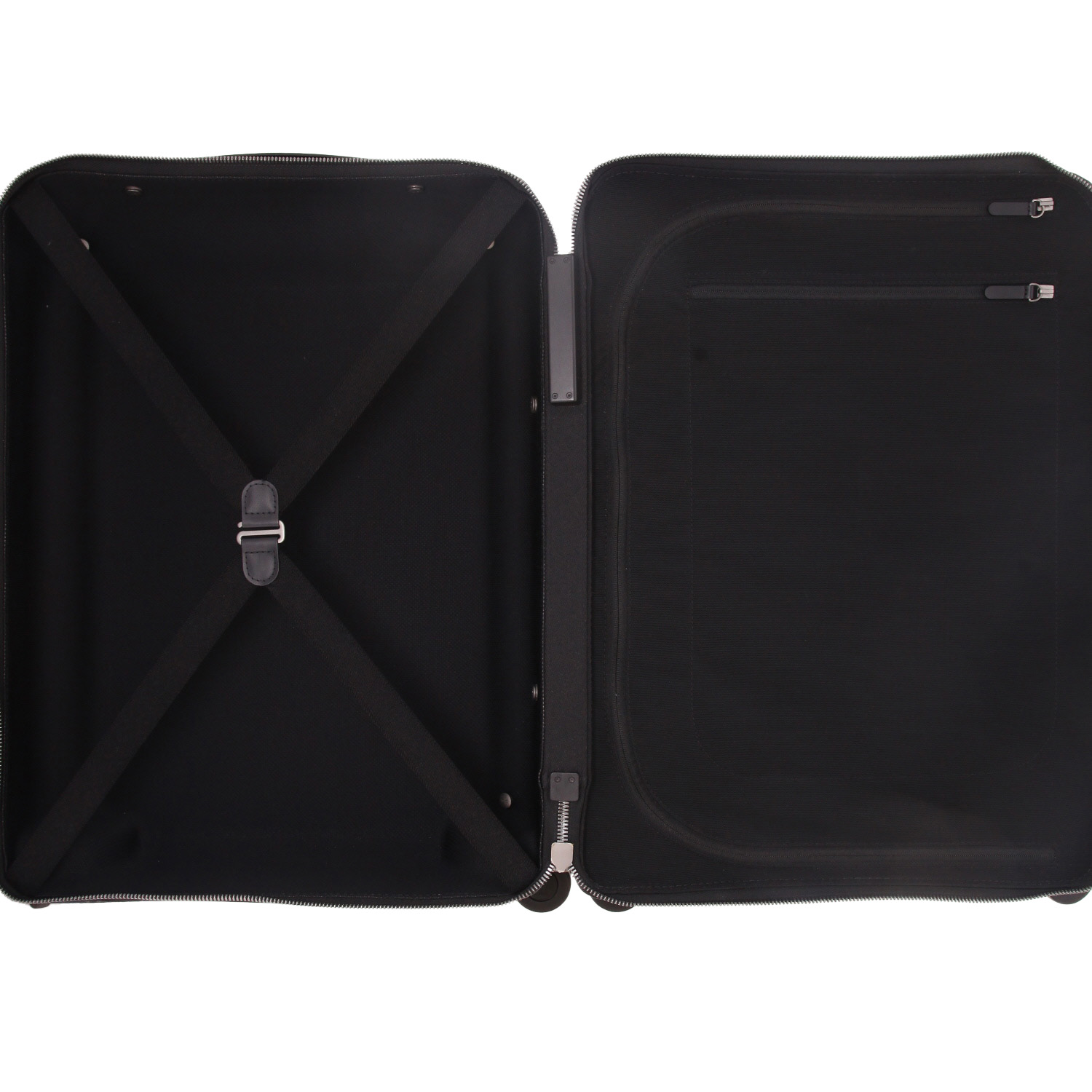 Maleta Louis Vuitton  Horizon 50 en lona Monogram negra y aluminio negro - Detail D3