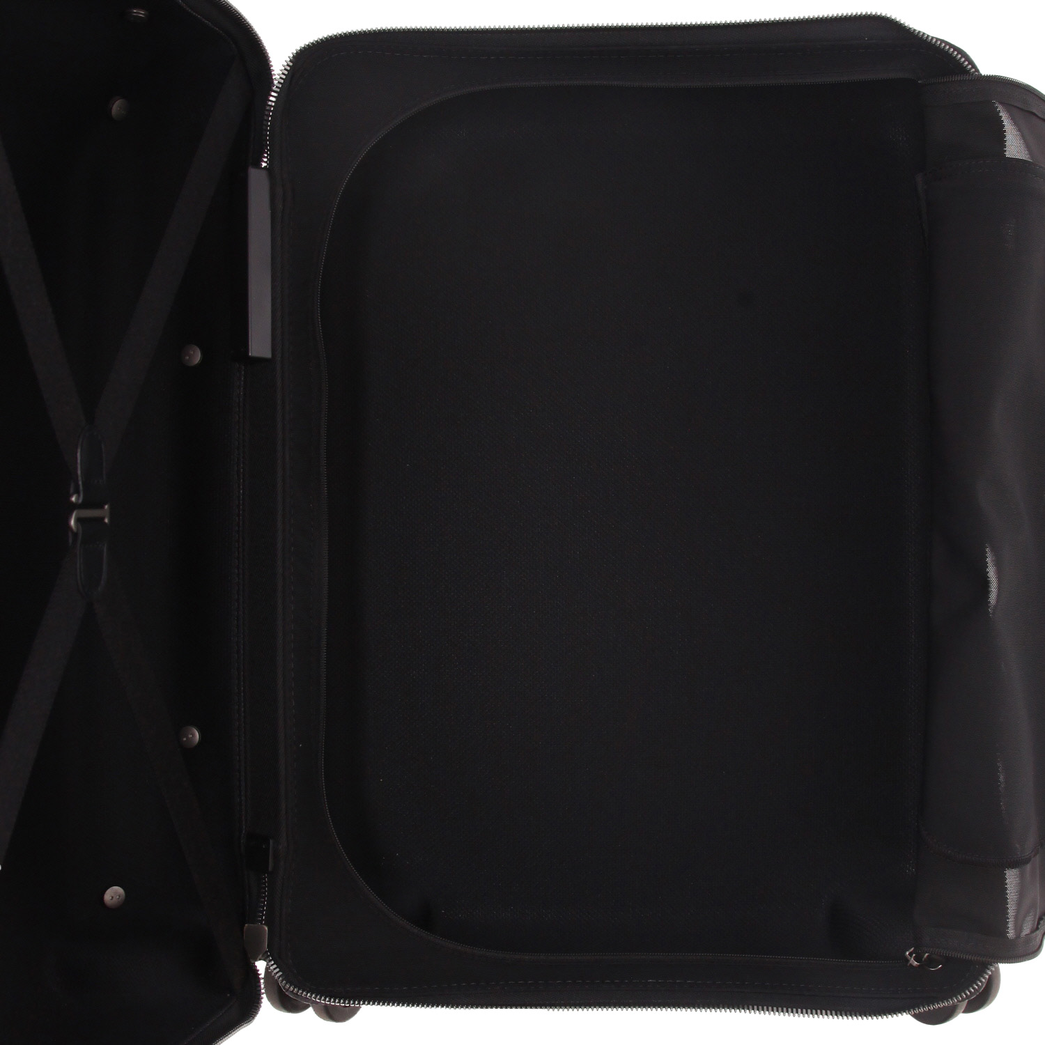 Valise Louis Vuitton  Horizon 50 Eclipse en toile monogram noire et aluminium noir - Detail D4