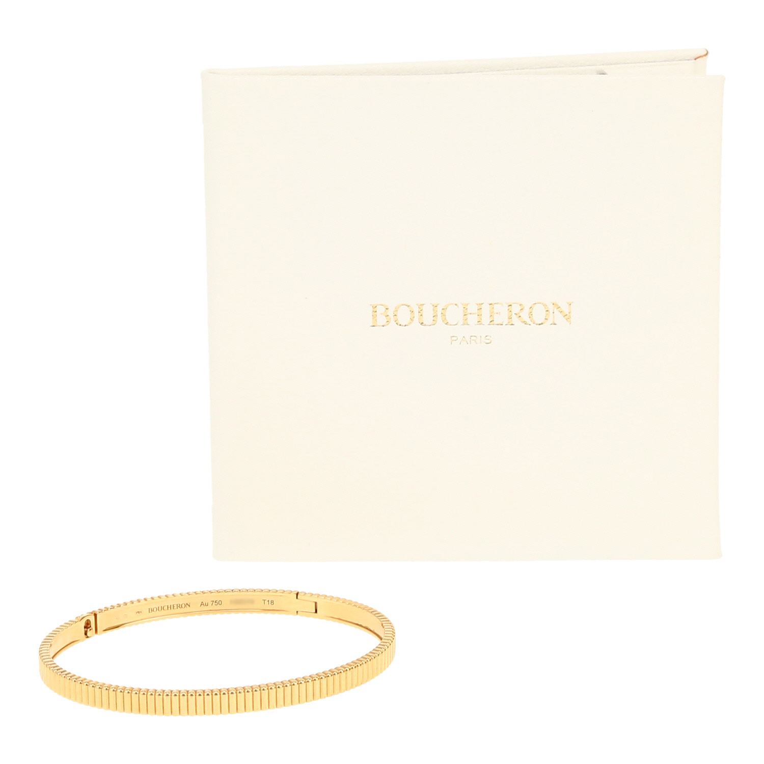 Bracelet Boucheron Grosgrain en or jaune