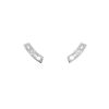 Paire de boucles d'oreilles Dinh Van Pulse en or blanc et diamants - 00pp thumbnail