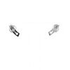 Paire de boucles d'oreilles Dinh Van Pulse en or blanc et diamants - 360 thumbnail