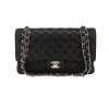 Chanel  Timeless Classic handbag  in black quilted grained leather - 360 thumbnail