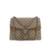 Bolso de mano Gucci  Dionysus en tejido "Suprême GG" beige y Veau velours marrón - 360 thumbnail