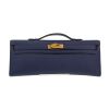 Hermès  Kelly Cut pouch  in blue epsom leather - 360 thumbnail