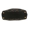 Chanel  Vintage handbag  in black quilted leather - Detail D1 thumbnail